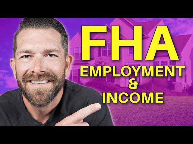 NEW FHA Income Requirements 2024 - First Time Home Buyer - FHA Loan 2024