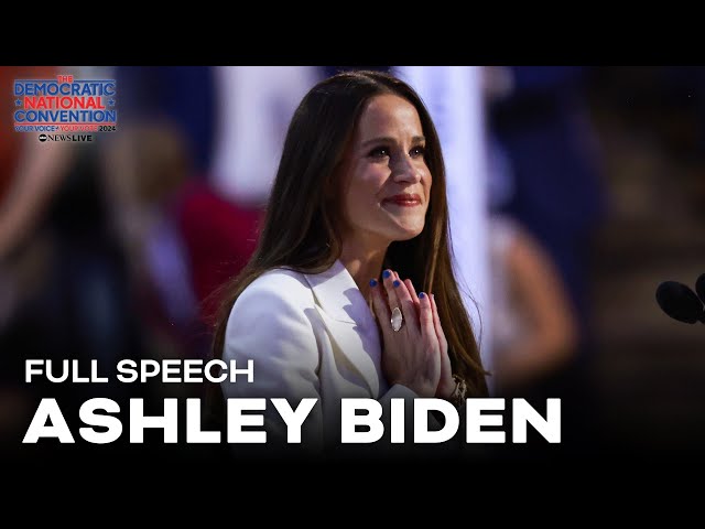 FULL SPEECH: Ashley Biden calls president Biden the 'O.G. girl dad' during DNC introduction