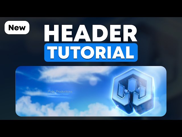 How to make Header Tutorial Photoshop / Photopea