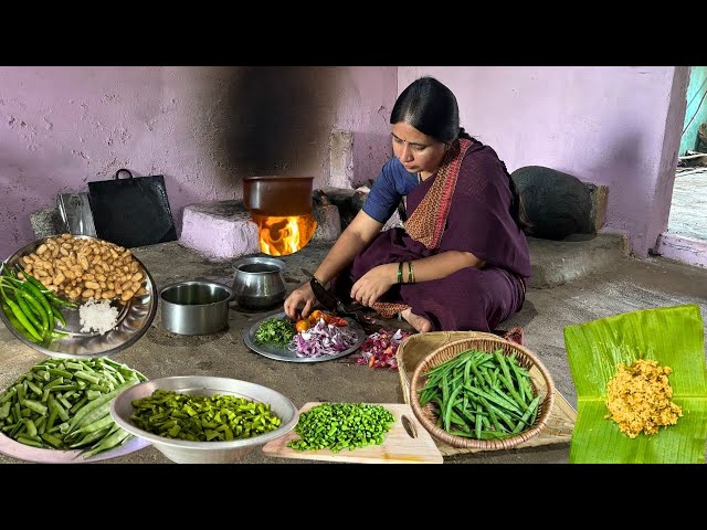 Harvested Gorikayi Recipe|Grown Gorikayi Recipe|Gorikayi Biryani Recipe|Family Traditional Life