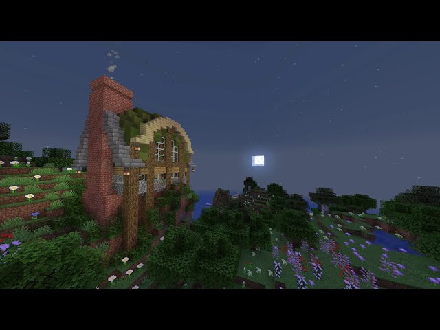 How to build a Flower Forest House - Minecraft Biome Builders