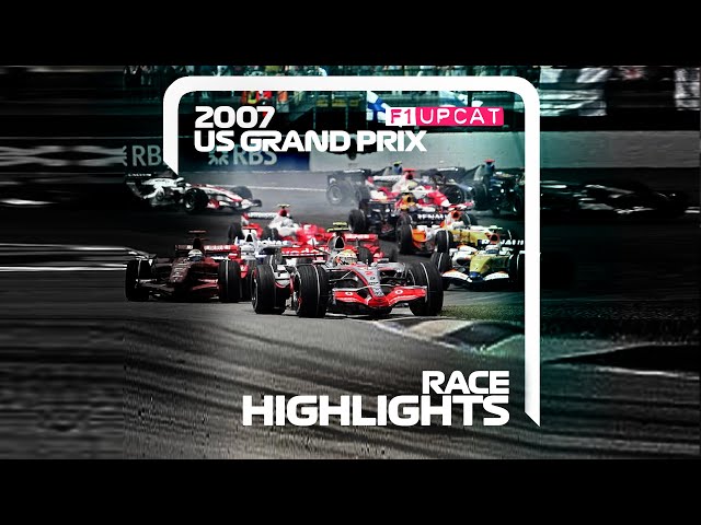 Formula 1 2007 Indianapolis Grand Prix Highlights