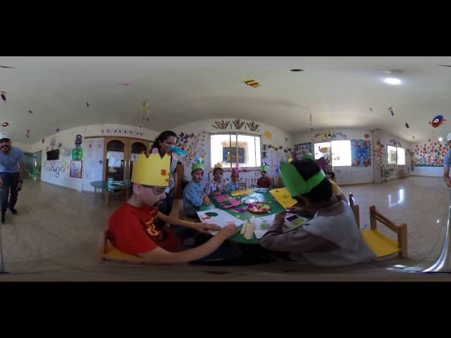 360 Video: A Child Friendly Space for Syrian Refugees in Lebanon | World Vision