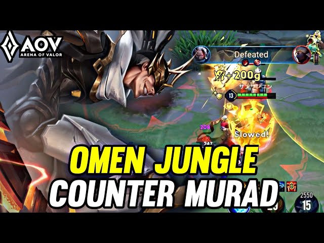 AOV : OMEN GAMEPLAY | COUNTER MURAD - ARENA OF VALOR LIÊNQUÂNMOBILE ROV