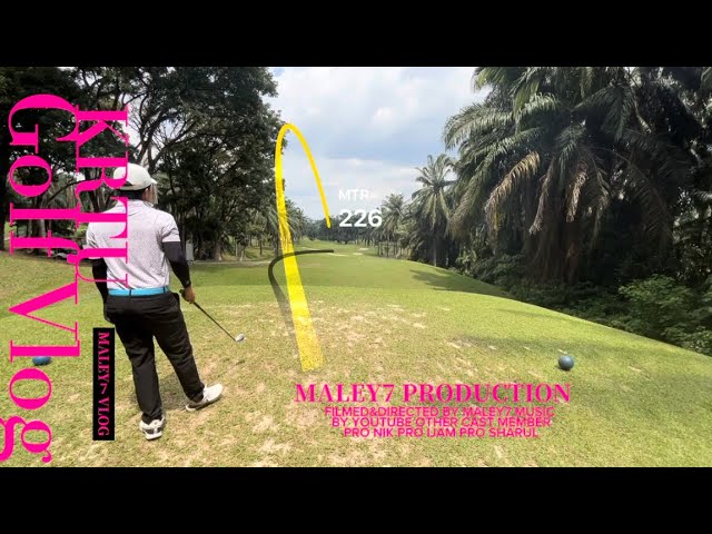 Playing at KRTU..bukan senang nak lawan pro-pro ni.. #golf #golftechnique #golfswing