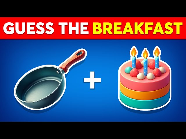 Guess The FOOD By Emoji? 🥛 Breakfast Emoji Quiz