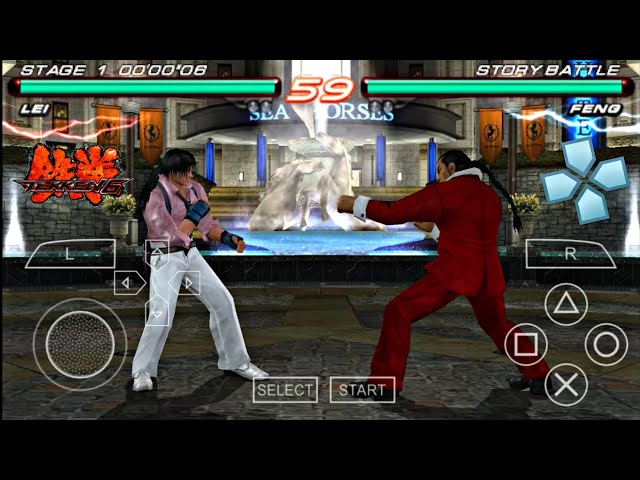 Tekken 6 - Lei Wulong | Story Battle | PSP Game | PPSSPP Emulator Android Game Play