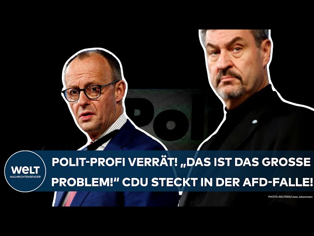 DEUTSCHLAND: Bundestagswahl! "Das ist das große Problem!" Experte verrät! CDU steckt in AfD-Falle!