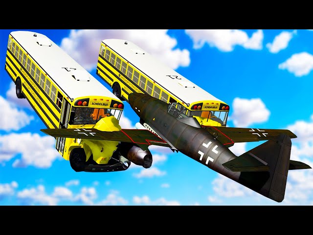 We Sliced Open Buses with Supersonic Jets in BeamNG Multiplayer!