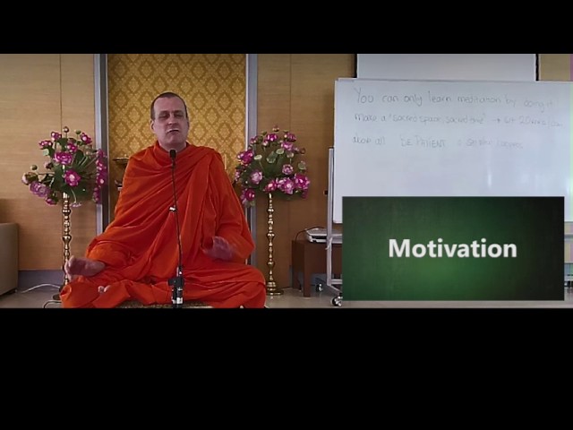 Meditate Like A Boss - meditation course week 1, with Pandit Bhikkhu, Bangkok