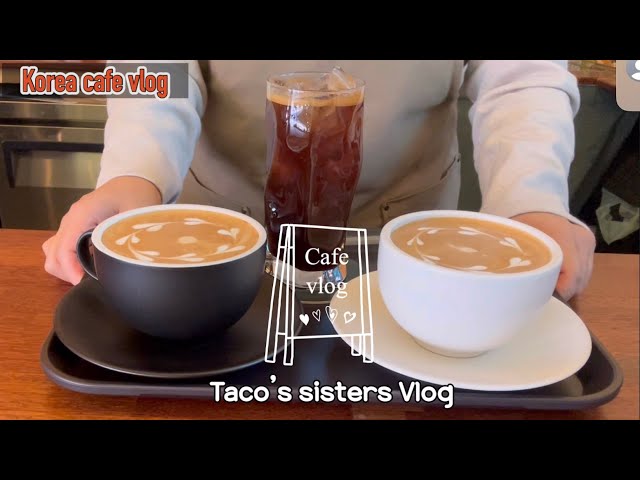 [sub] Cafe Vlog) 힘들게 돌리고 있는데 그걸 고새 찍어! 올리는 카페 브이로그 | 생크림 초보의 크리스마스 케이크 도전기 | 개인카페 | asmr | 다비치