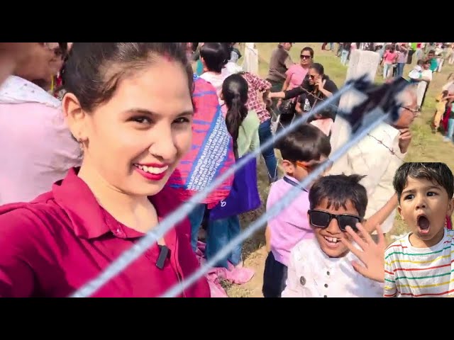 वडोदरा में air show देखने  हम भी पहुँच गए🫣😍। #dailylifevlog @poojadineshchaudhary