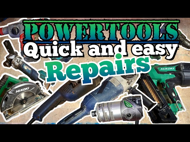 Powertool Repairathon, all the quick and easy repairs. love getting these quick ones.