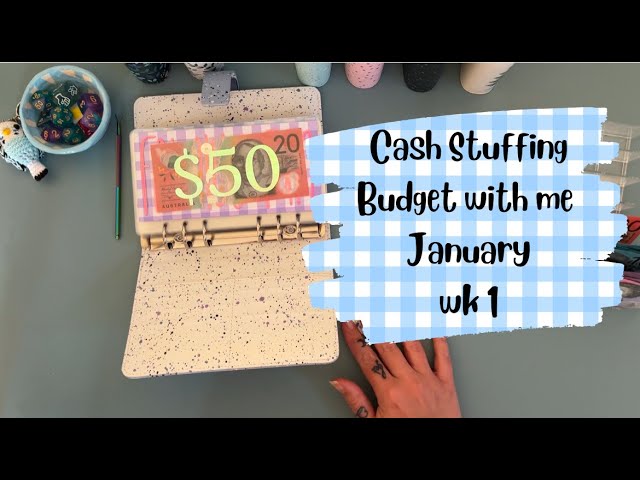 Cash Stuffing - Jan wk 1 | Aussie Cash Stuffing | Debt Journey | Budgeting