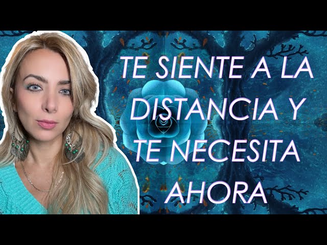 TE SIENTE A LA DISTANCIA Y TE NECESITA AHORA #tarot #amor #canada #usa