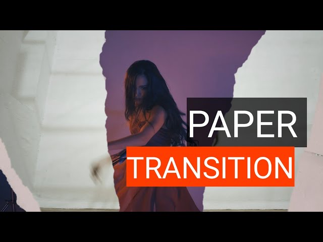 PAPER TORN TRANSITION | PAPER  RIP TRANSITION | FILMORA EDITING TUTORIAL #FILMORA,#EDITING