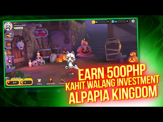 Earn 500 PHP dito kahit FREE - Paano kumita dito - Alpapia Kingdom NFT Game