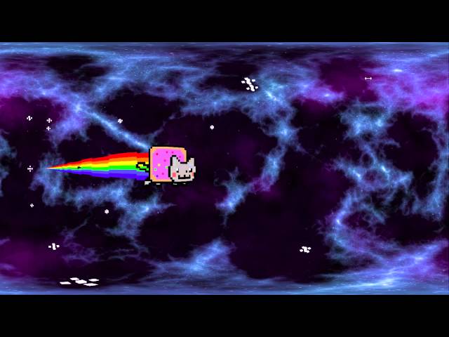 360 4k vr Nyan Cat