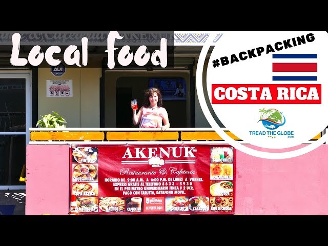 Trying some local foods in San Jose | Backpacking Costa Rica