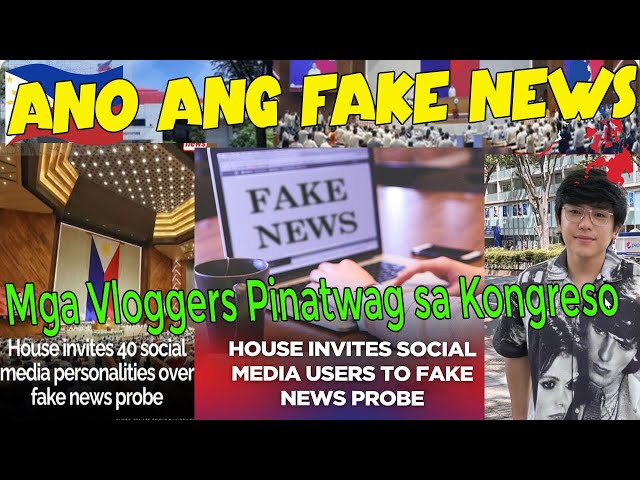 Fake News Vloggers sa Kongreso: : Accountability Darryl Yap Case