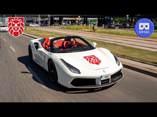 Ferrari 488 Spider on Tor Poznan Driver POV - Gran Turismo Polonia 2020 [180°VR]