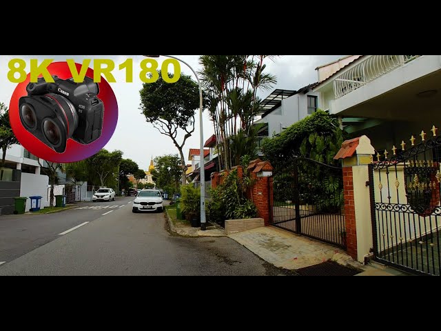 SUBURBIA a quick look at general life in Singapore 8K/4K VR180 3D (Travel Videos/ASMR/Music)