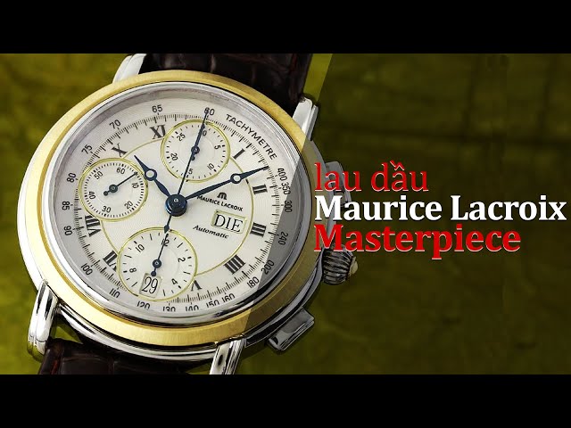 Tháo TOÀN BỘ chi tiết máy & lau dầu đồng hồ Maurice Lacroix Masterpiece Chronograph | Base Cal. 7750