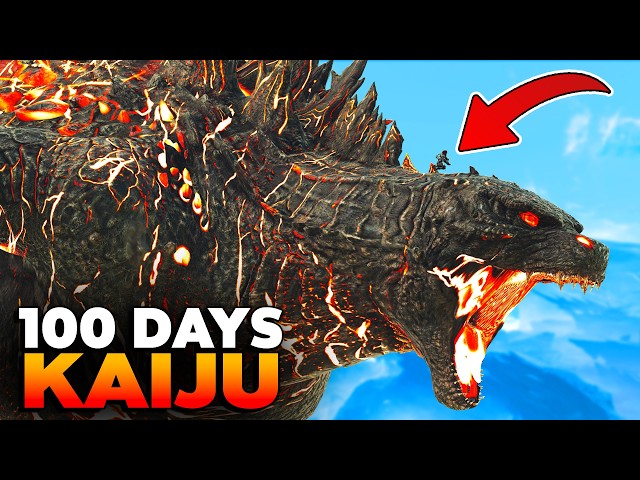 I Survived 100 Days in Kaiju ARK... Here's What Happened