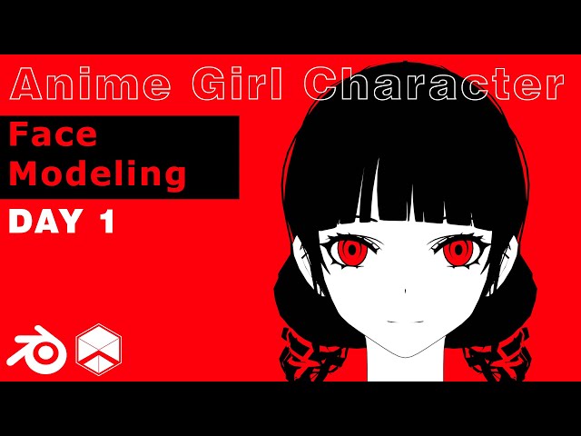 Blender 3.0: Anime Girl Character Series Day 1 - Face Modeling [ENG Sub] | Nhij Quang