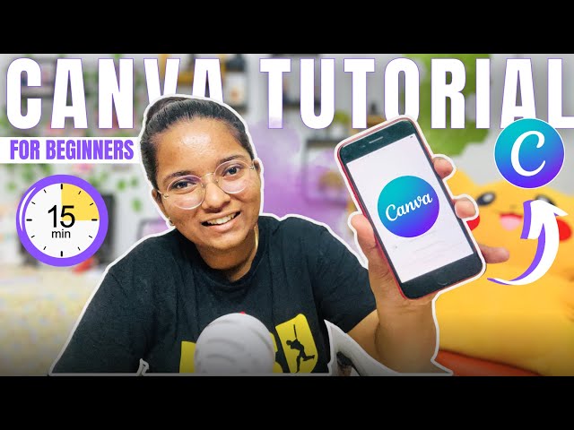 CANVA MOBILE APP TUTORIAL IN HINDI 🚀 | Canva App Tutorial For Beginners | Canva with Shruti