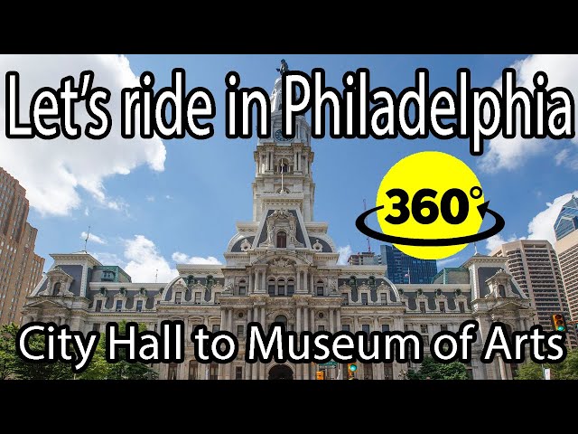 360° Camera | Amazing Downtown Philadelphia | City Hall to Museum of Arts