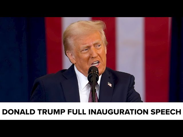 Donald Trump presidential inauguration address (FULL SPEECH)