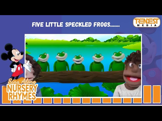 Five Little Speckled Frogs | Fun Nursery Rhyme for Kids! 🐸🎶 | Nursery Rhymes 5