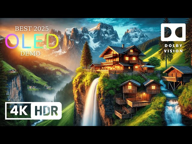 Vivid 4K 60fps HDR Dolby Vision - OLED DEMO (4K ULTRA HD Video)