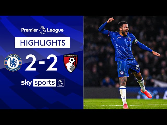 Reece James saves the Blues against Cherries 🥶 | Chelsea 2-2 Bournemouth | EPL Highlights