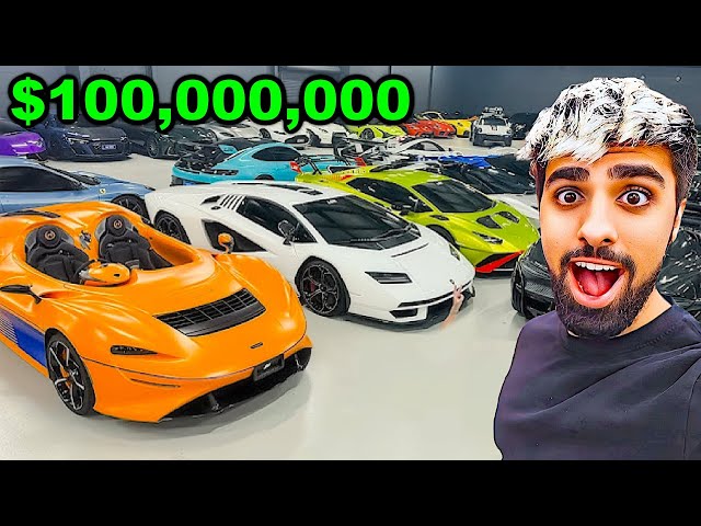 Inside Londons $100,000,000+ Car Collection of a 24-Year-Old Millionaire !!!