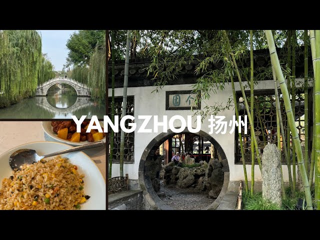 Classical Chinese gardens & tried out famous Yangzhou fried rice 🇨🇳 Yangzhou China Travel