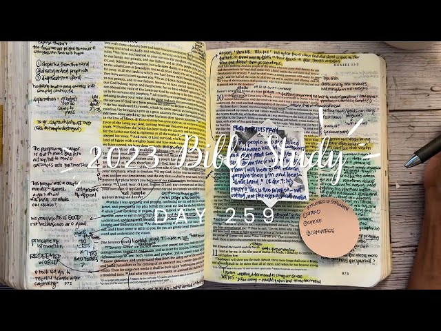 Study the Bible in One Year: Day 259 Daniel 10-12 | Bible study for beginners