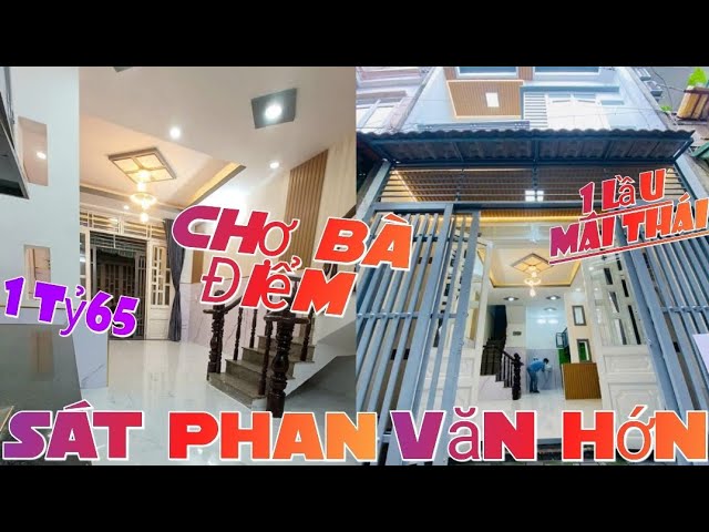 🔴Bán Nhà Chợ Bà Điểm Sát đường Phan Văn Hớn 1 Lầu Zalo 0704514045 .🏭