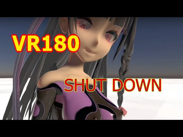 [VR180 MMD] LanRuo(兰若) - ‘SHUT DOWN(셧다운)’ [Anime Girl DanceXR]