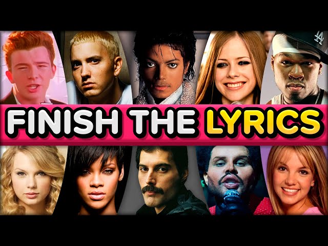 FINISH THE LYRICS 🏆📀 Greatest Hits of All Time 📀🏆 | Music Quiz