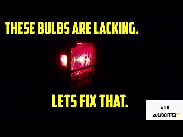 THESE LIGHTS ARE EPIC! Rear taillight bulb replacements from AUXITO