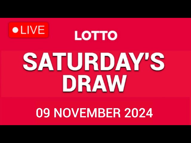 The National Lottery Lotto Draw Live results from Saturday 09 November 2024 | tonight's lotto