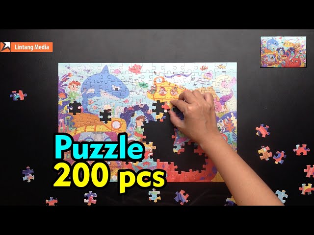 Puzzle Ocean Life Sea Animals Underwater - Video Edukasi