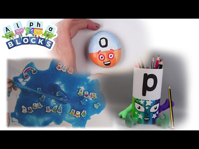 DIY Makes Compilation | Reading with Kids | @officialalphablocks