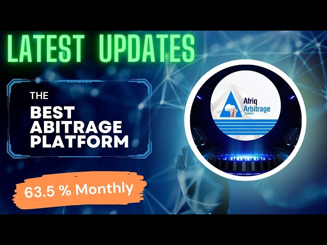 Afriq Arbitrage System - AAS New Auto Arbitrage Trading - Latest Update