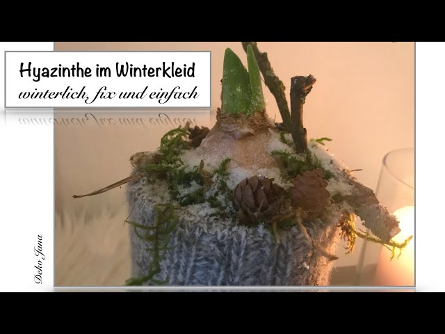 DIY: Winterdeko Idee im Wollgewand- mach’s dir kuschelig- How to- Deko Jana