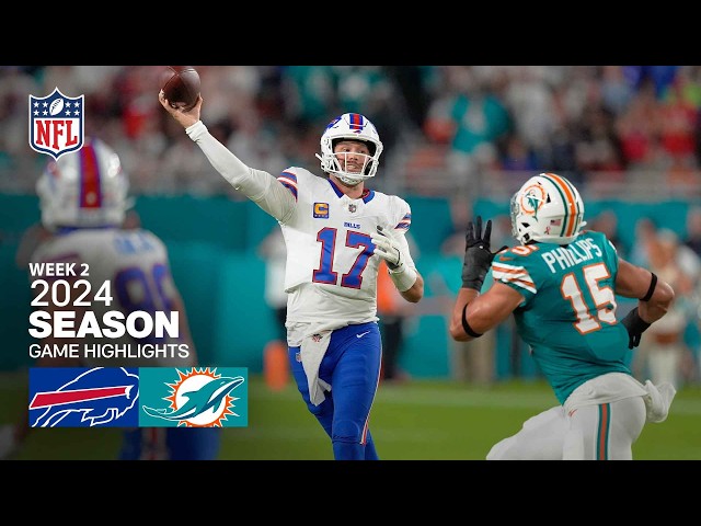 Buffalo Bills vs. Miami Dolphins Game Highlights | NFL 2024 Week 2