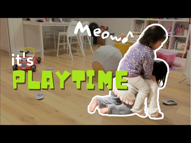 Gugu Gaga Play Cat Pretending and Chase Game | GuguGaga Playtime