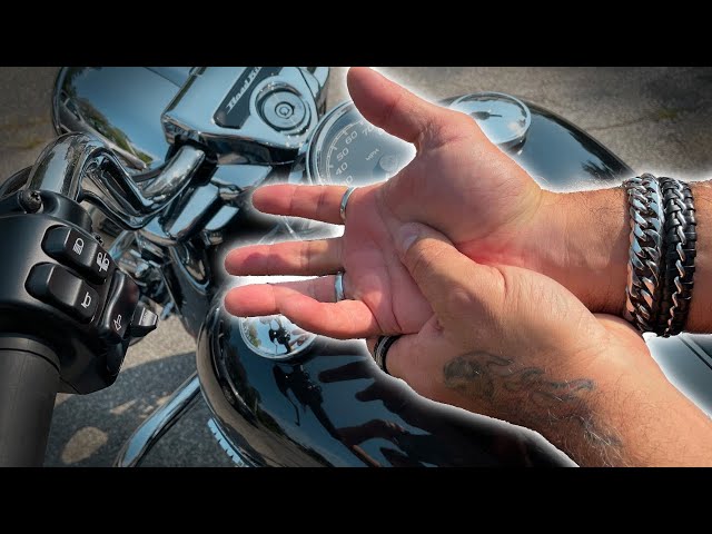 Why do my HANDS GO NUMB when I ride my MOTORCYCLE? Prevent Repetitive Strain Injury